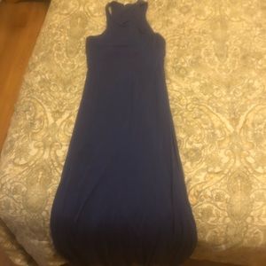 Royal blue maxi dress
